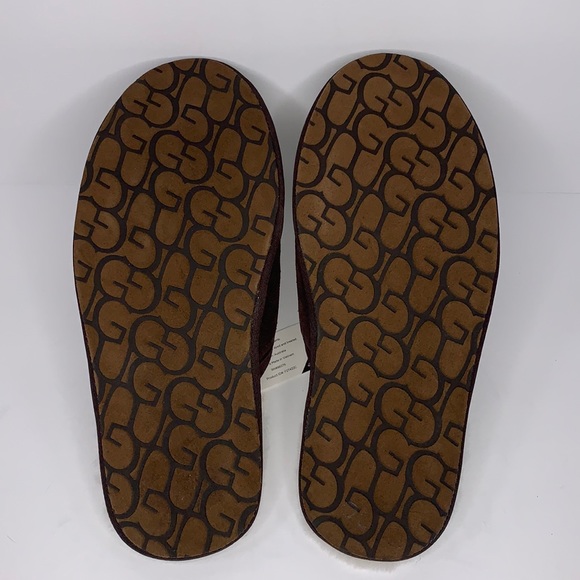 New UGG Men’s Espresso Scuff Slippers size 9 - Picture 5 of 7